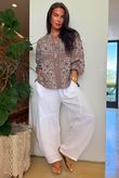 Ole Bubble Cotton Bandana Laurie Blouse Earth